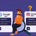 تفاوت تبلیغات در گوگل و اینستاگرام