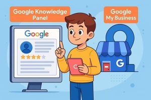 ساخت گوگل بیزینس و گوگل نالج پنل