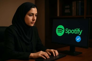 دریافت تیک آبی اسپاتیفای