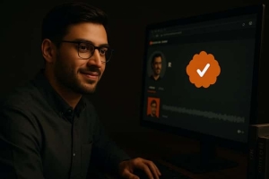 دریافت تیک آبی ساندکلود