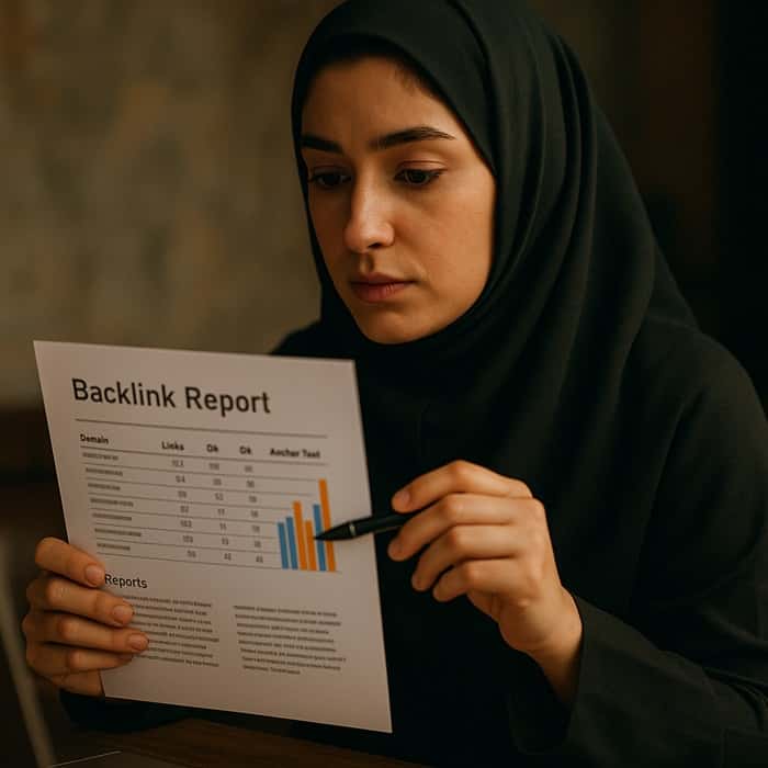 گزارش گیری از بک لینک ها 