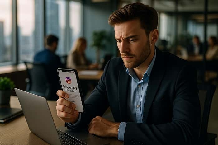 بلاک موقت اینستاگرام 