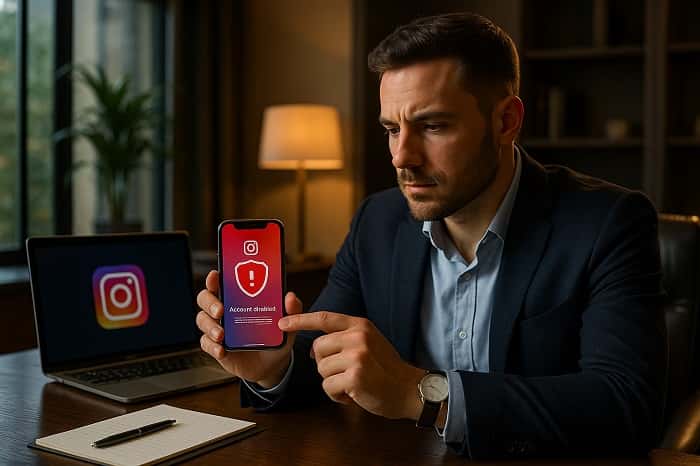 بن اکانت اینستاگرام