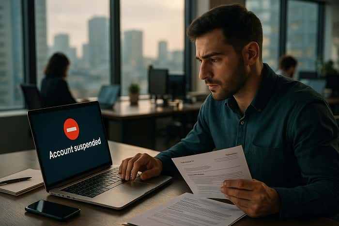 رفع تعلیق اکانت