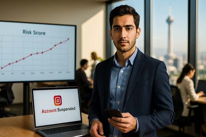 «ساسپند شدن اکانت اینستاگرام»