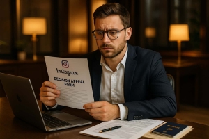 فرم Appeal اینستاگرام