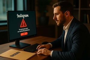 متن حذف تخلف اینستاگرام