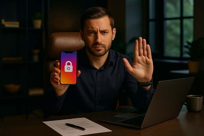 آموزش امنیت پیج اینستاگرام