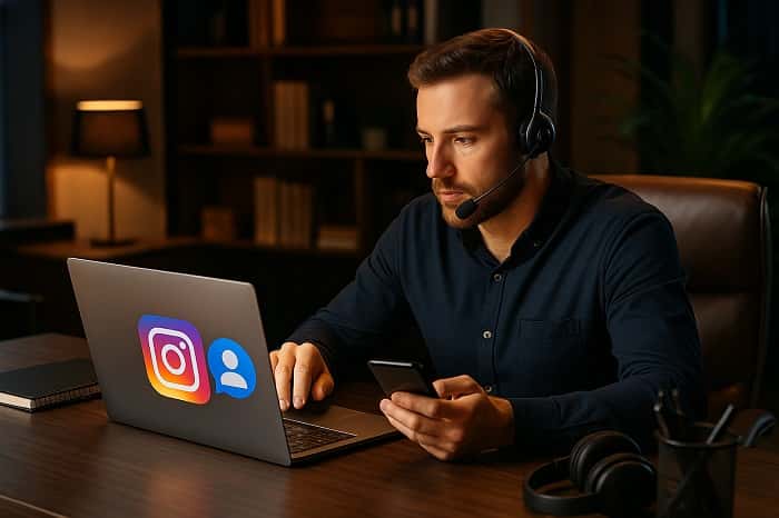 ارتباط با پشتیبانی اینستا