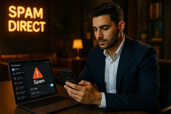 اسپم دایرکت اینستاگرام