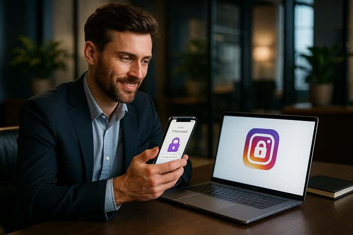 ایمن سازی پیج اینستاگرام