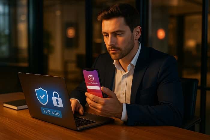 بازنشانی گذرواژه اینستاگرام