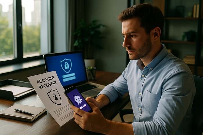 بازیابی بعد از هک