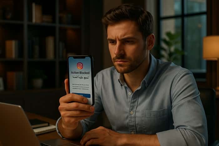 تعلیق موقت اینستا