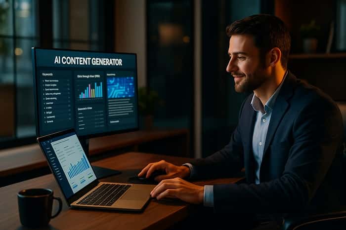 تولید محتوای خودکار با هوش مصنوعی برای سایت