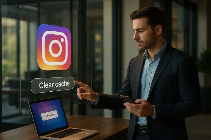 حافظه پنهان اینستاگرام