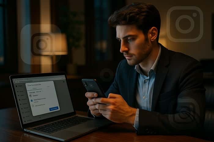 حافظه پنهان اینستاگرام