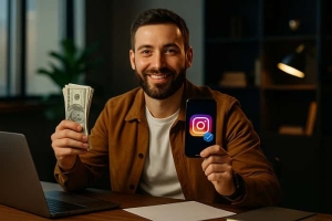 درآمد تیک آبی اینستاگرام