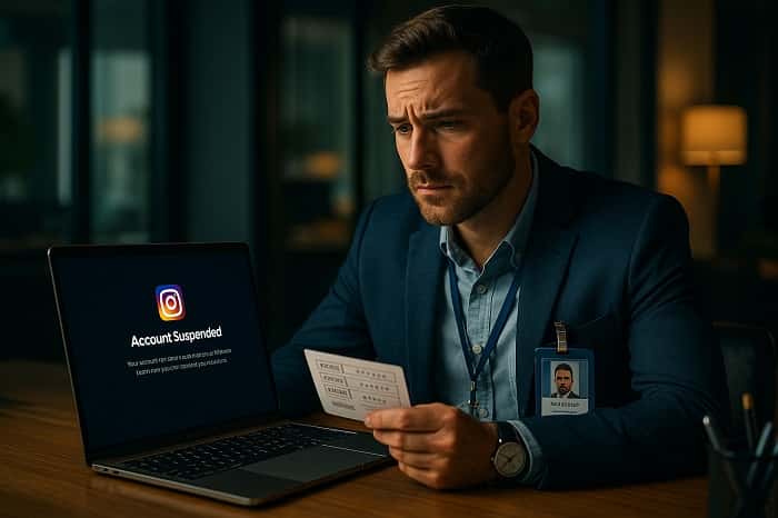 علت تعلیق شدن حساب اینستاگرام