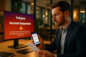 علت تعلیق شدن حساب اینستاگرام
