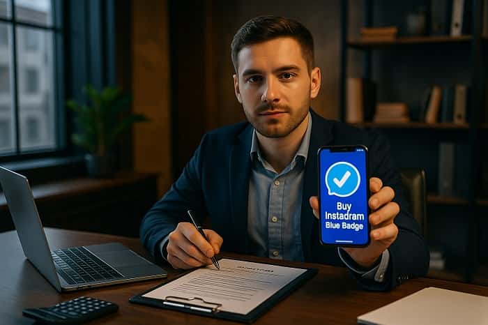 فروش تیک آبی اینستاگرام