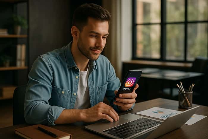 فعال کردن تریال اینستا