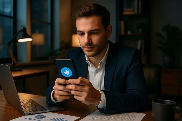 قیمت تیک آبی تلگرام 