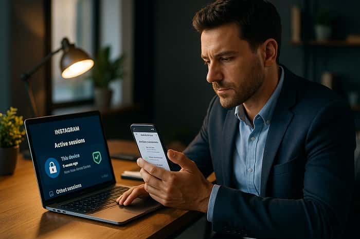 مدیریت نشست‌ های اینستاگرام 