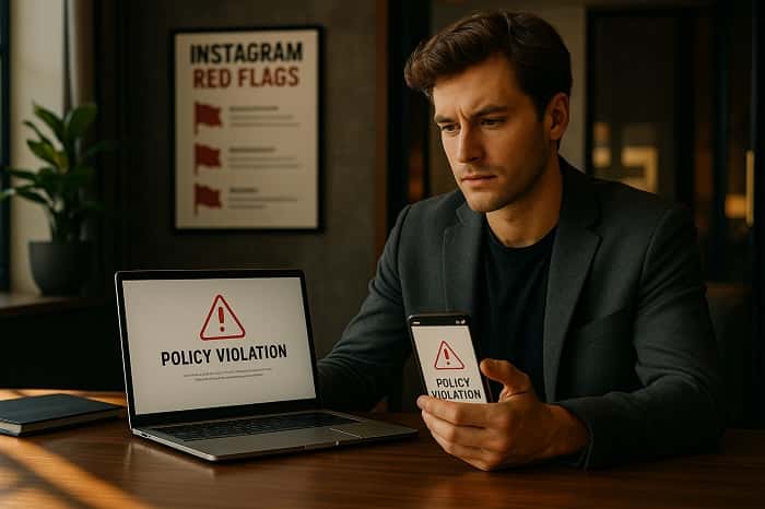 نقض قوانین اینستاگرام