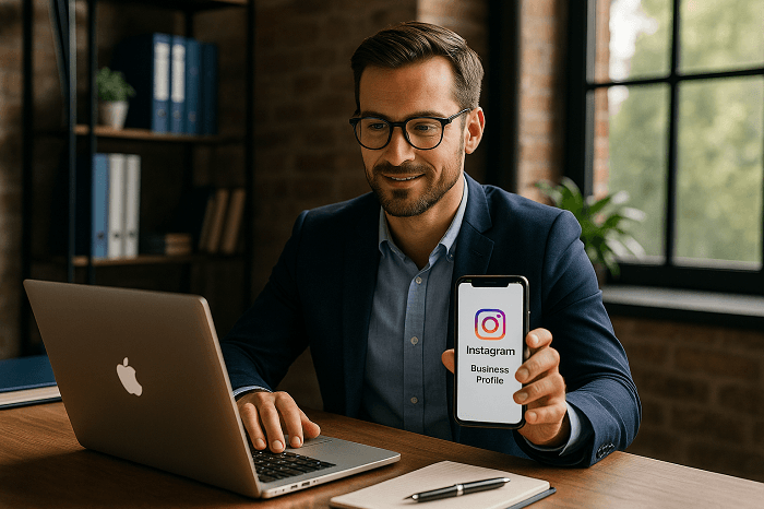 پروفایل بیزینسی اینستاگرام