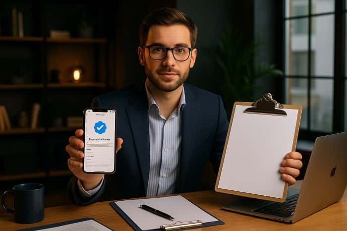 گرفتن تیک آبی در اینستاگرام