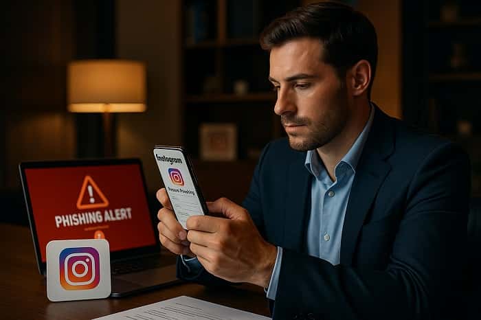 گزارش فیشینگ اینستا