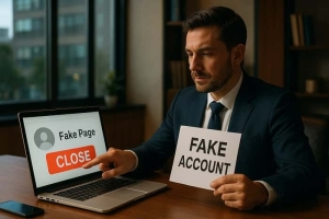 بستن پیج فیک