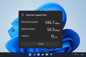 تست سرعت اینترنت ویندوز 11