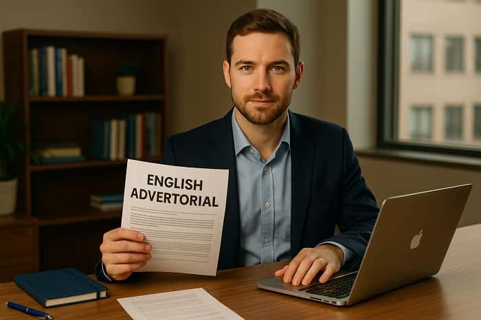 رپورتاژ آگهی انگلیسی 