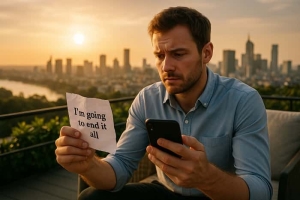 ریپورت تهدید به خودکشی