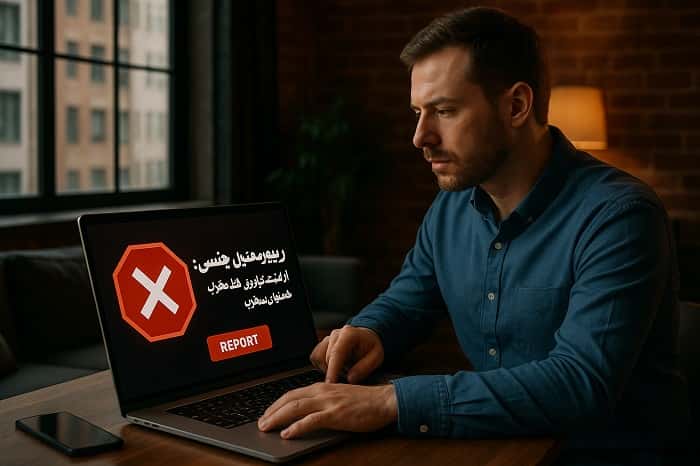 ریپورت محتوای جنسی