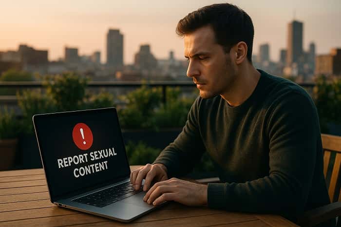 ریپورت محتوای جنسی