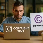 متن کپی رایت اینستاگرام