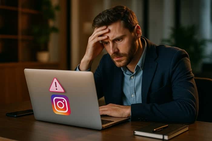 پریدن پیج اینستاگرام