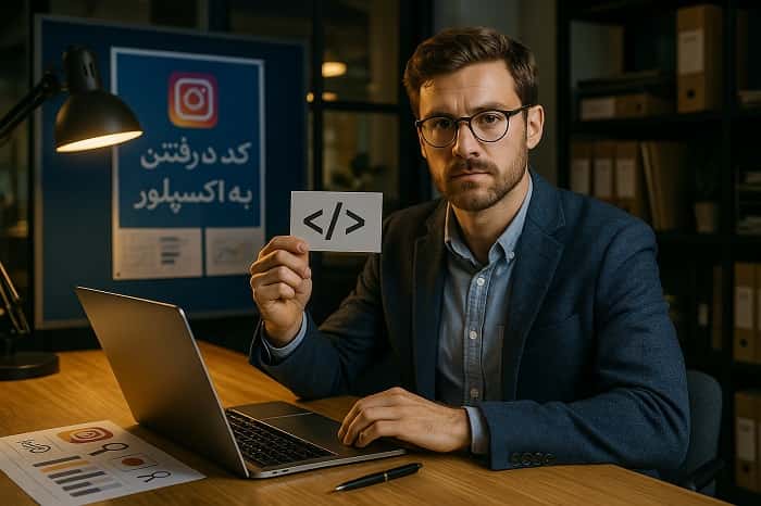 کد رفتن به اکسپلور