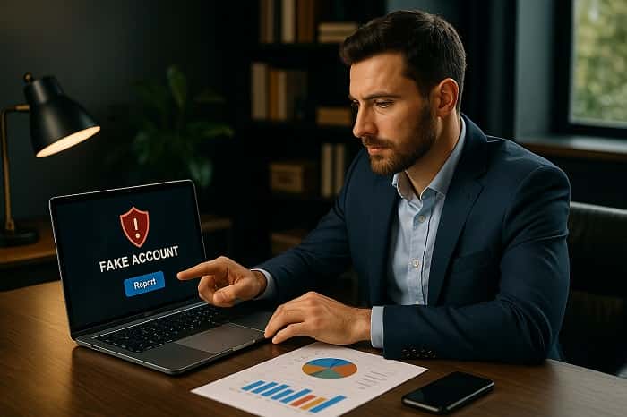 گزارش اکانت فیک