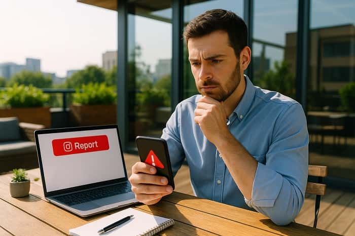 از کجا بفهمیم در اینستاگرام ریپورت شدیم