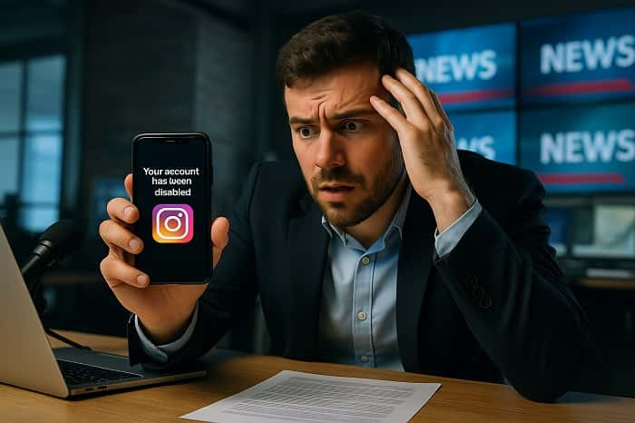 اکانت اینستاگرامم دیسیبل شد