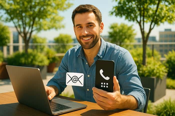 بازیابی اکانت با ایمیل