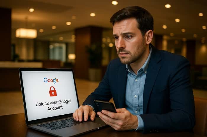 بازیابی حساب قفل شده گوگل