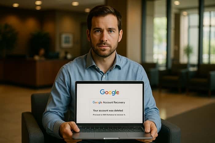 بازیابی حساب گوگل