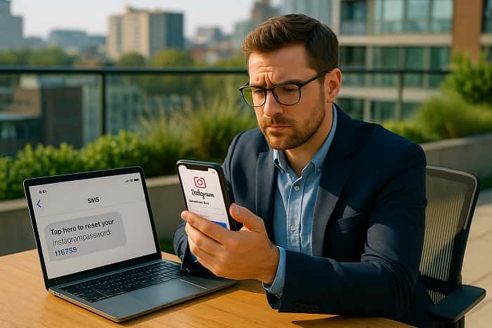 بازیابی رمز اینستاگرام از طریق شماره 