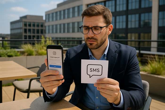 بازیابی رمز اینستاگرام از طریق شماره