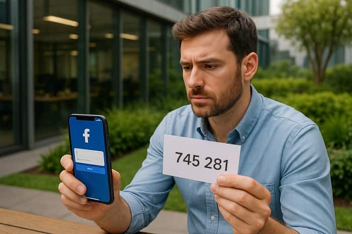 بازیابی فیسبوک با شماره تلفن 